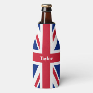 Porta-garrafa Bandeira Britânica Union Jack Personalizada