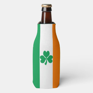 Porta-garrafa Bandeira da Irlanda Shamrock