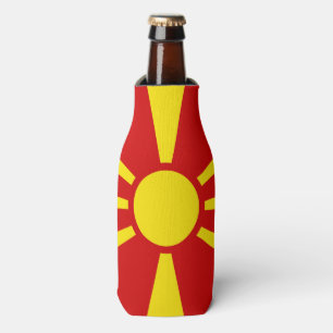Porta-garrafa Bandeira da Macedônia do Norte