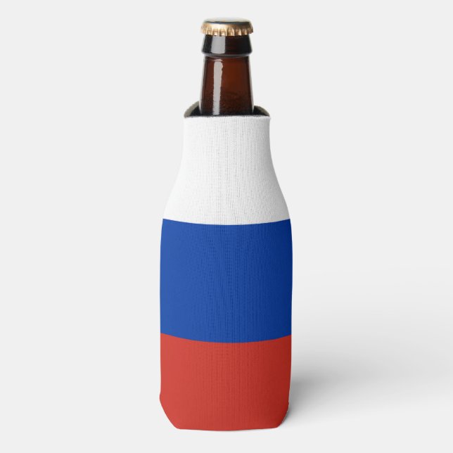 Porta-garrafa Bandeira da Rússia (Frente da Garrafa)