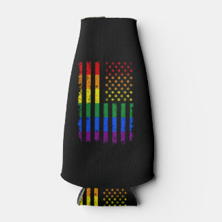 Porta-garrafa Bandeira LGBT Mês do Orgulho Gay Transgênero