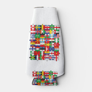 Porta-garrafa Bandeiras de países de bandeira internacional mund