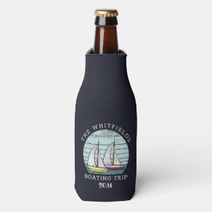 Porta-garrafa Barco de férias de verão da família personaliza