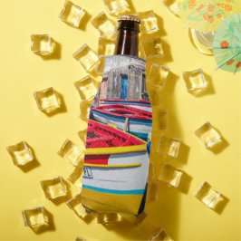 Porta-garrafa Barcos de Pesca Coloridos, Cabo Verde