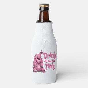 Porta-garrafa Beba Até Você Ver Elefante Rosa