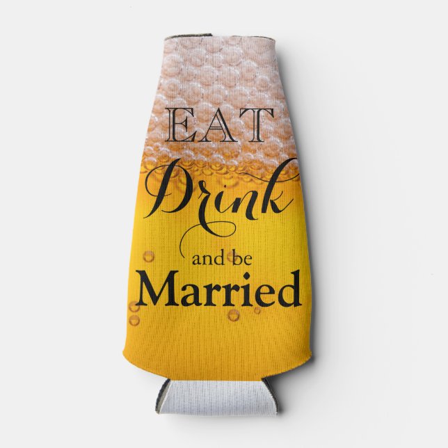 Porta-garrafa Beba e seja Feliz (Frente)