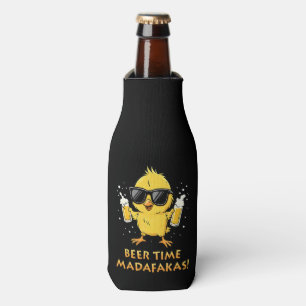Porta-garrafa Beer Time Madafakas Meme Pato Goose Retro