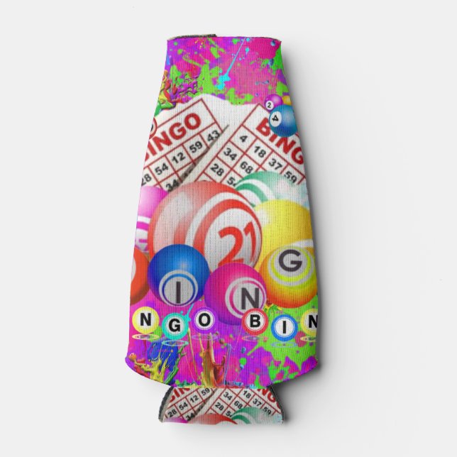 Porta-garrafa BINGO BINGO Projetado Por CBDOilPrincess (Frente)