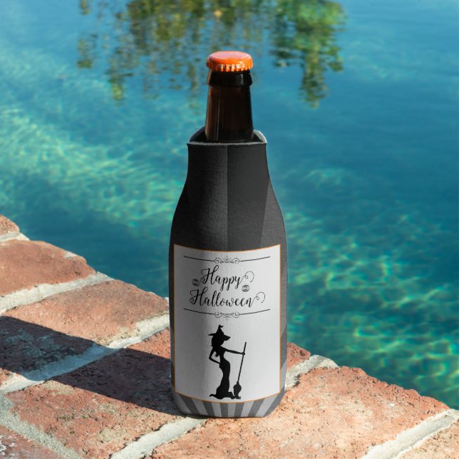 Porta-garrafa Black Starburst Bruxo Halloween (Piscina in situ)