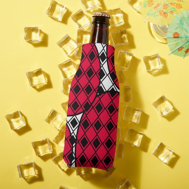 Porta-garrafa Blob Harlequin rosa (Verão in situ)