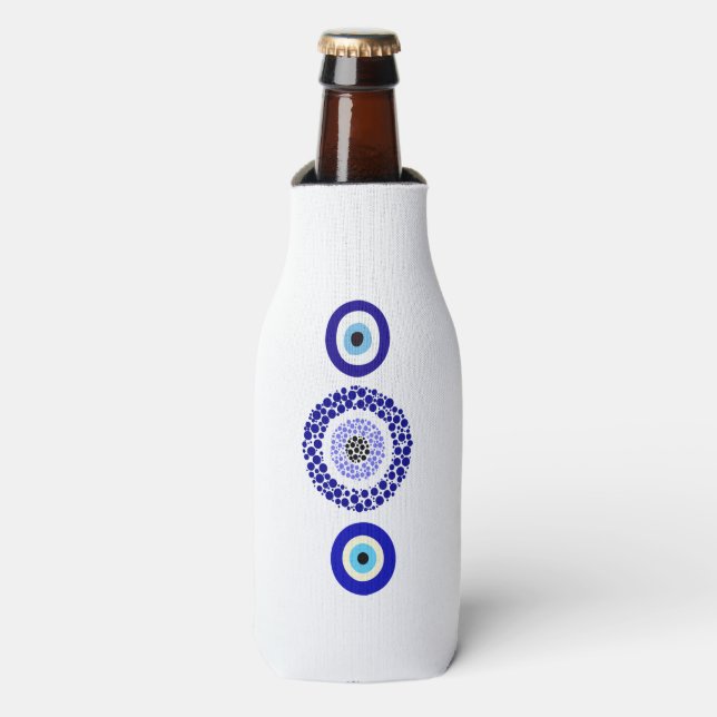Porta-garrafa Blue Eye Protection Koozie (Frente da Garrafa)