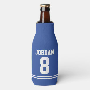 Porta-garrafa Blue Football Jersey - Festa de aniversário do te