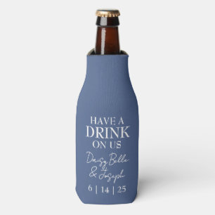 Porta-garrafa Blue Save The Date Cooler