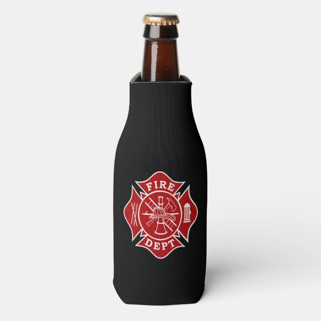 Porta-garrafa Bombeiro Maltês Cross Bottle Cooler (Frente da Garrafa)