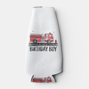 Porta-garrafa Bombeiros de caminhão O aniversário da família Boy