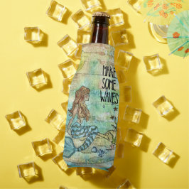 Porta-garrafa Bonita Sereia Faz Uma Garrafa De Ondas Mais Fria