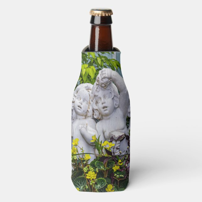 Porta-garrafa Bons anjos... (Frente da Garrafa)