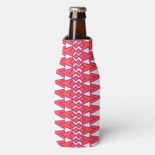 Porta-garrafa Bowties Vermelhas e Rosa
