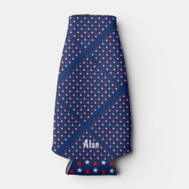 Porta-garrafa Branco Vermelho Estrela/Azul Mais Fria