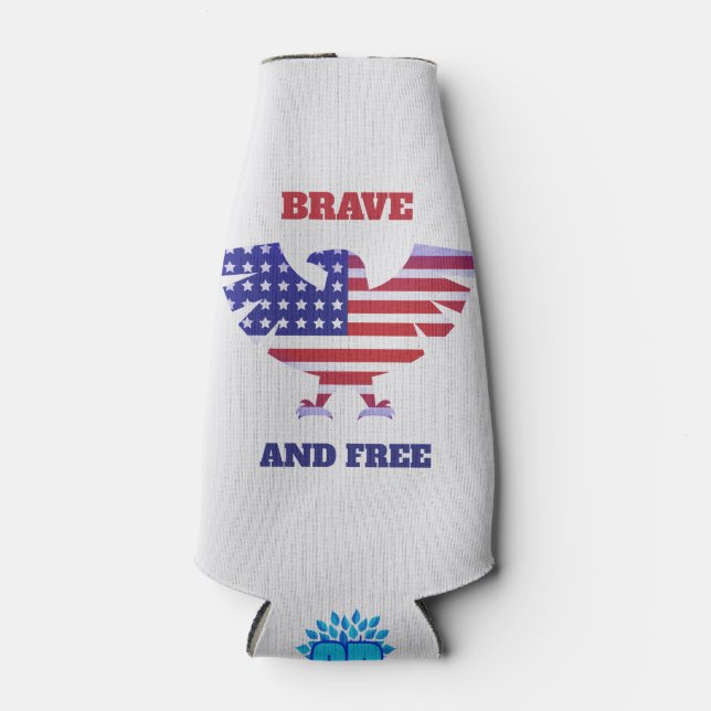 Porta-garrafa Brave e Livre (Frente)