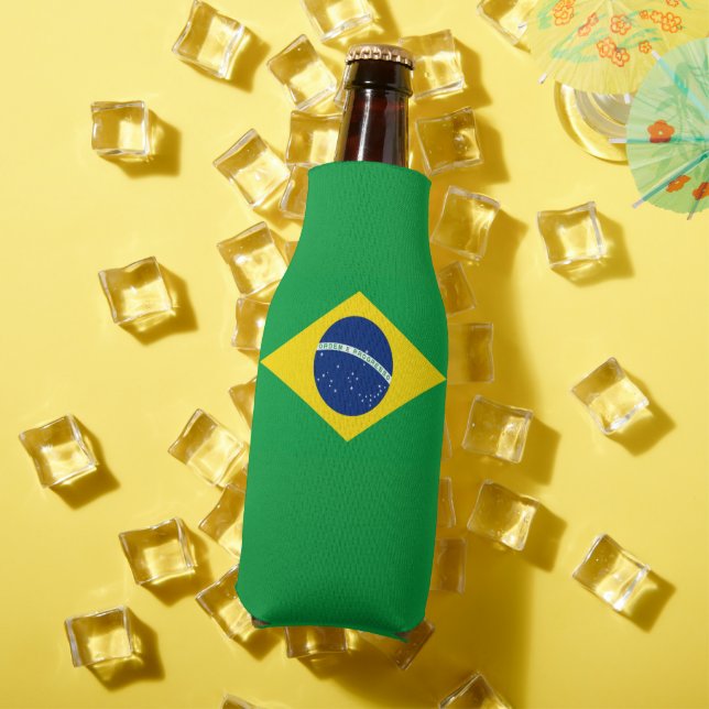 Porta-garrafa Brazil Flag World Cup 2026 Football Soccer (Verão in situ)