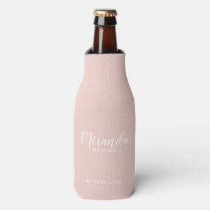 Porta-garrafa Bridesmaid Personalizado de Script Moderno