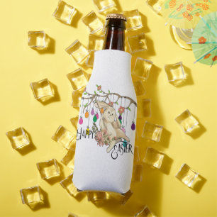 Porta-garrafa Bunny comemora o dia da Páscoa