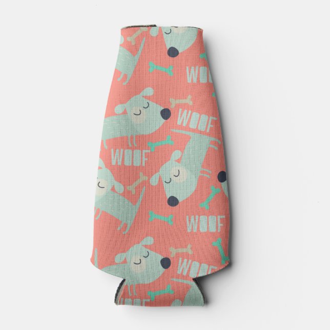 Porta-garrafa Cães e Ossos (Frente)