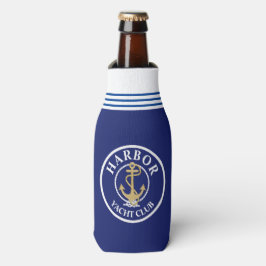 Porta-garrafa Cafeteira Monogramática Azul Marinho Náutica