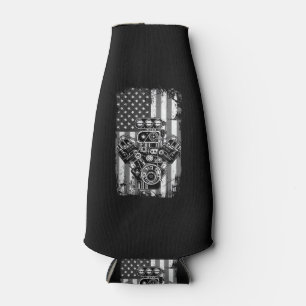 Porta-garrafa Camisa de Pistão de Carro Musculoso Vintage Bandei