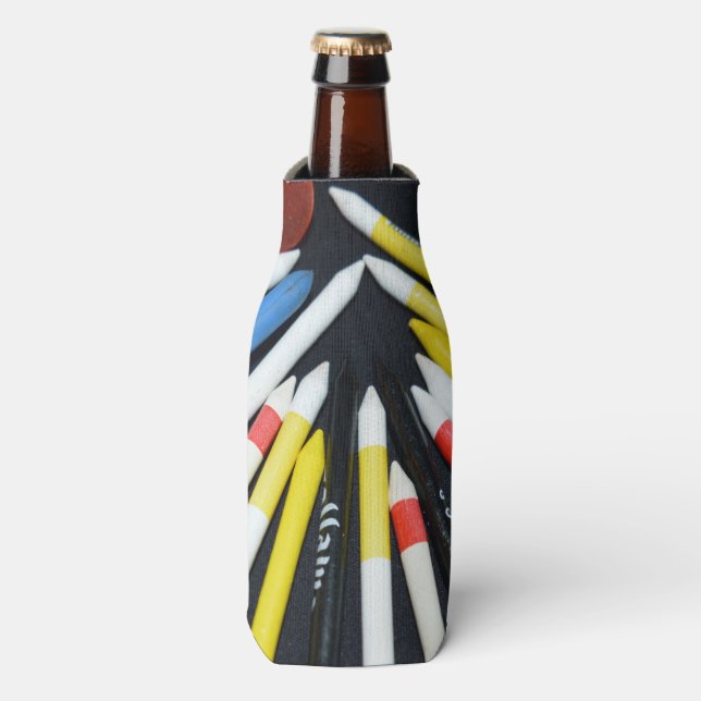 Porta-garrafa Camisetas de golfe, (Frente da Garrafa)