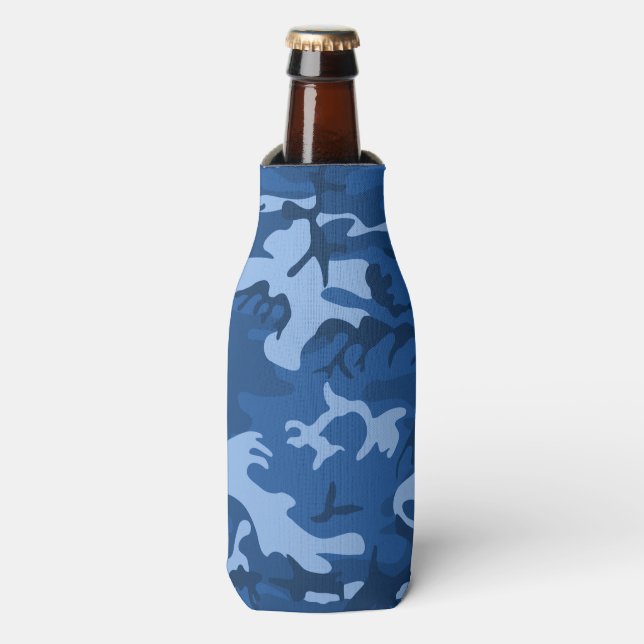 Porta-garrafa Camo Blue (Frente da Garrafa)