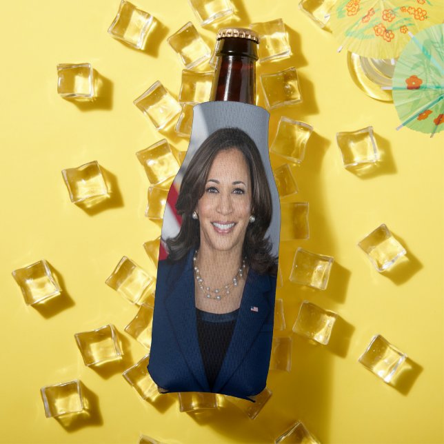 Porta-garrafa Candidato Kamala Harris EUA 2024 (Verão in situ)