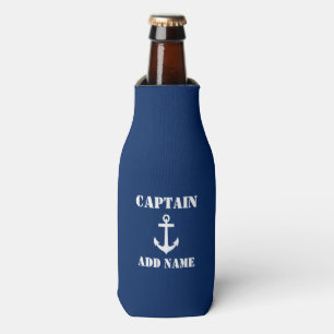 Porta-garrafa Capitão Adição Nome da âncora ou azul conhecid