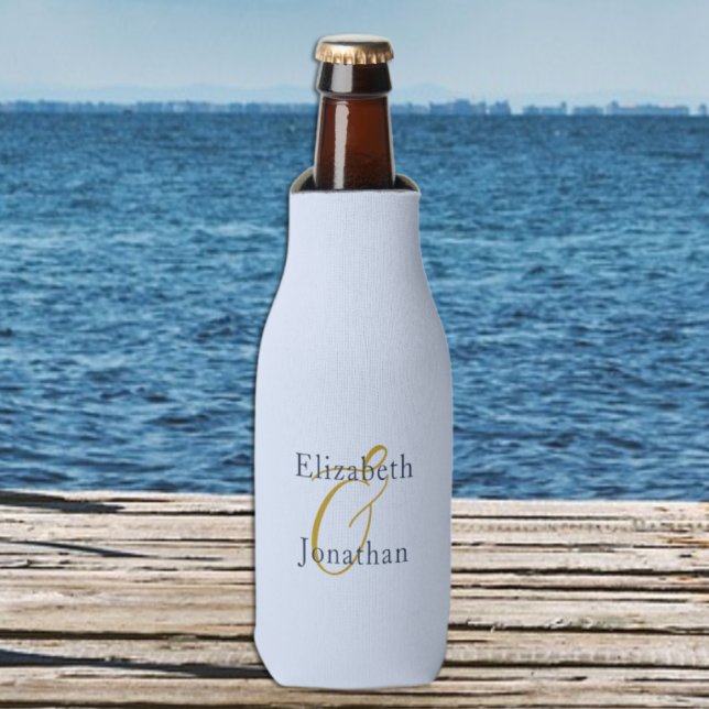 Porta-garrafa Casamento Azul Opulente (Criador carregado)