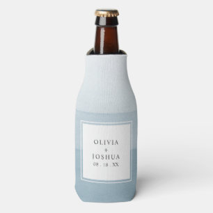 Porta-garrafa Casamento de Aquarela