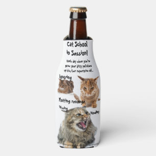 Porta-garrafa "Cat School"