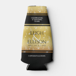 Porta-garrafa Celebração do 27º aniversário do Casamento Musical