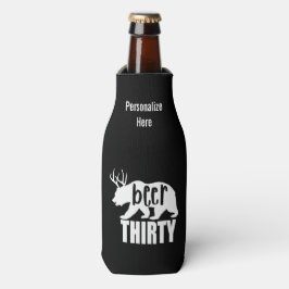 Porta-garrafa Cerveja Trinta Garrafas Koozie | Letra em bloco
