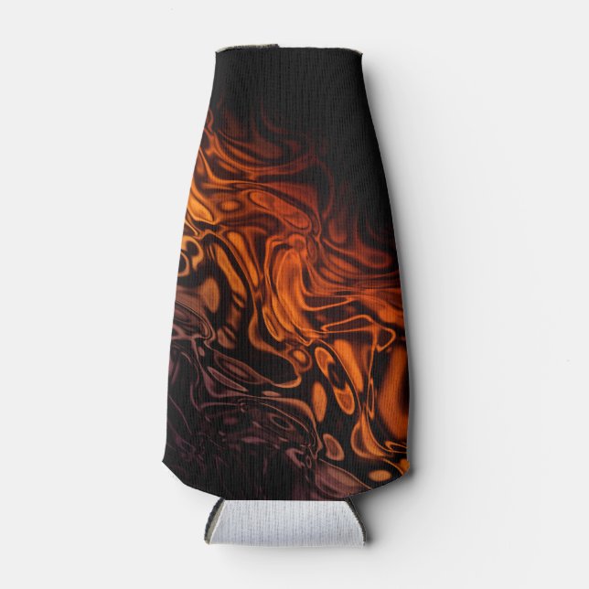 Porta-garrafa Chamas de incêndio podem resfriar Design 2b (Frente)
