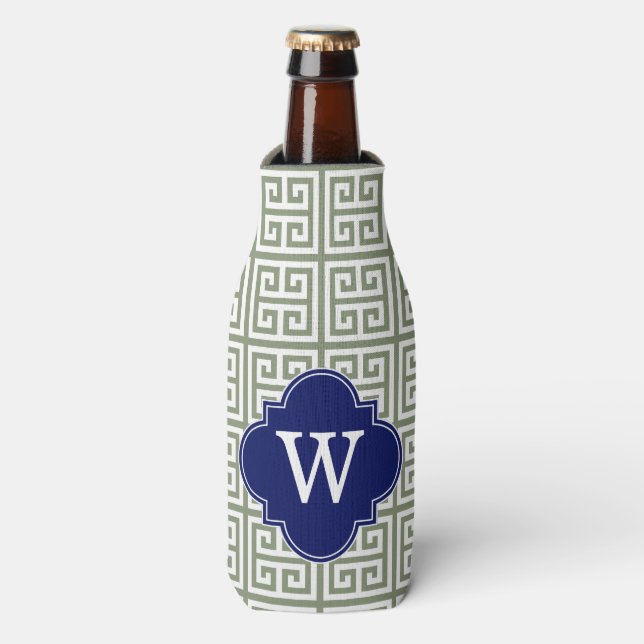 Porta-garrafa Chave grega (Frente da Garrafa)