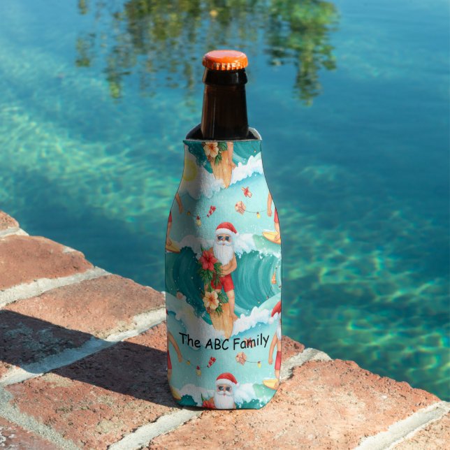 Porta-garrafa Christmas in July with SANTA CLAUS   (Piscina in situ)