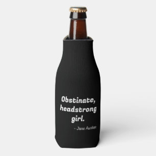 Porta-garrafa Citação de Orgulho e Preconceito II