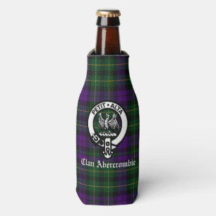 Porta-garrafa Clan Abercrombie Tartan & Crest