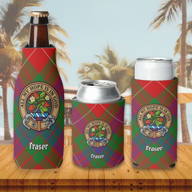 Porta-garrafa Clan Fraser Crest Bottle Cooler (Criador carregado)
