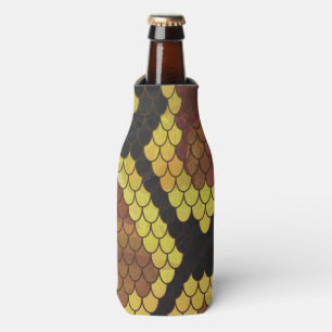 Porta-garrafa Cobra Brown e Impressão Dourado