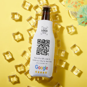 Porta-garrafa Código QR de Avaliação do Google Negócios