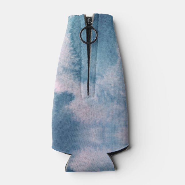 Porta-garrafa Coletor de Gravação Azul-Oceano (atrás)