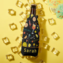Porta-garrafa Com texto personalizado Dinks & 🍾 🥂 bebidas - pi