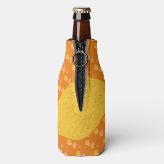 Porta-garrafa Comida de Frutas de limões (traseira da garrafa)
